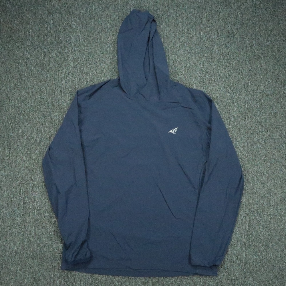 Onward Reserve Hoodie Mens Medium Blue Performance Pullover Long Sleeve Stretch